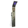 Stainless Steel Curved LED Shower Panel Tower