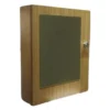 Wall-Mounted Wooden Medicine Cabinet with Mirror