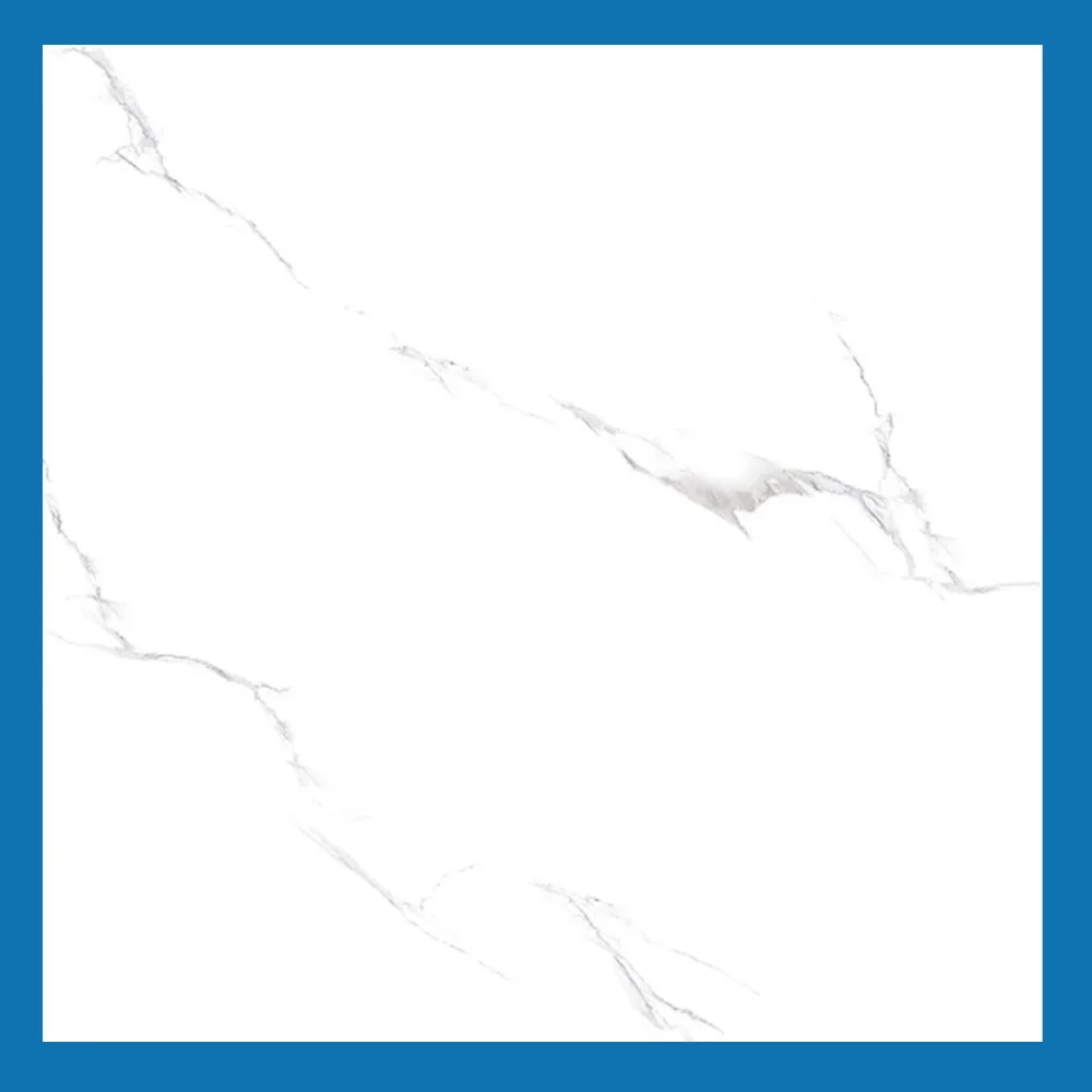 Carrara White Tiles - Glossy Porcelain
