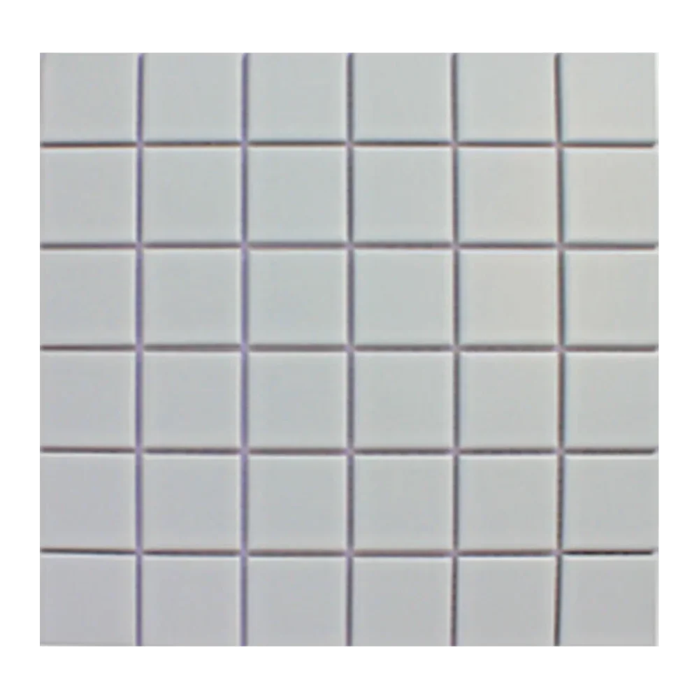 White Matte Mosaic Ceramic Tile