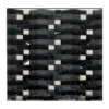 Black Woven Glass Mosaic Tile (GX03)