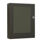 Wall-Mounted Lockable Wooden Cabinet