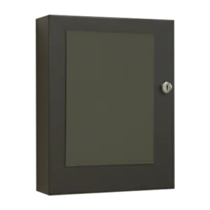 Wall-Mounted Lockable Wooden Cabinet