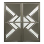 Aluminium Fancy Double Door