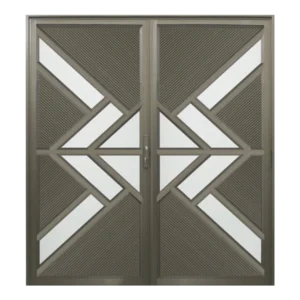 Aluminium Fancy Double Door