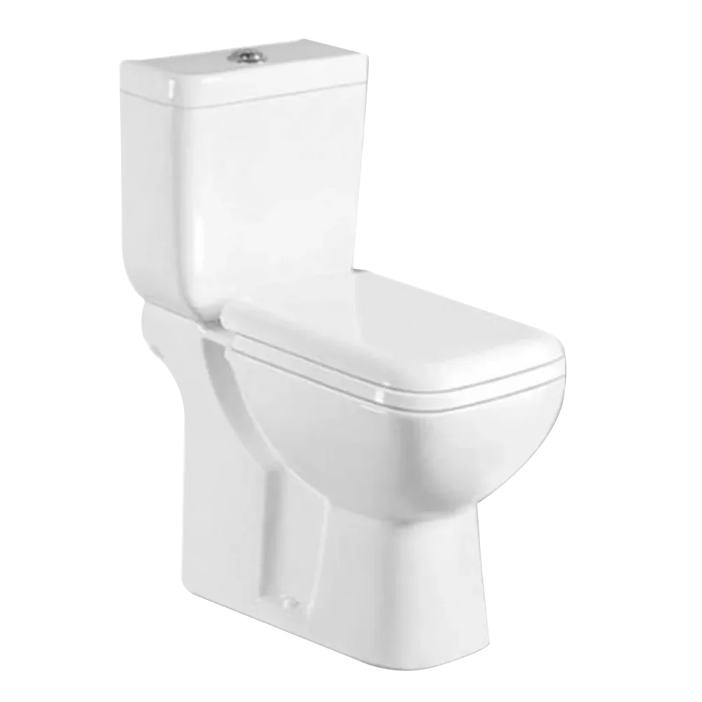 White Modern One Piece Toilet