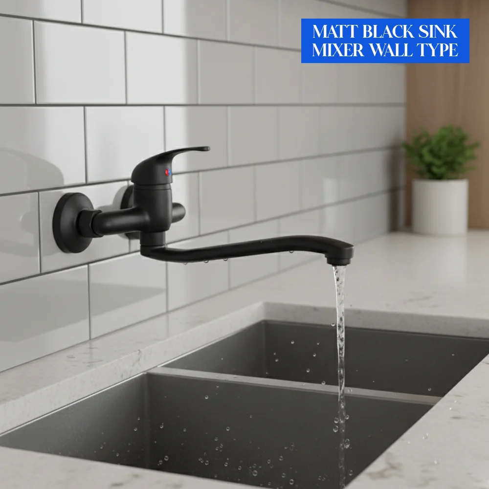 Theme Image 01 Matt Black Sink Mixer