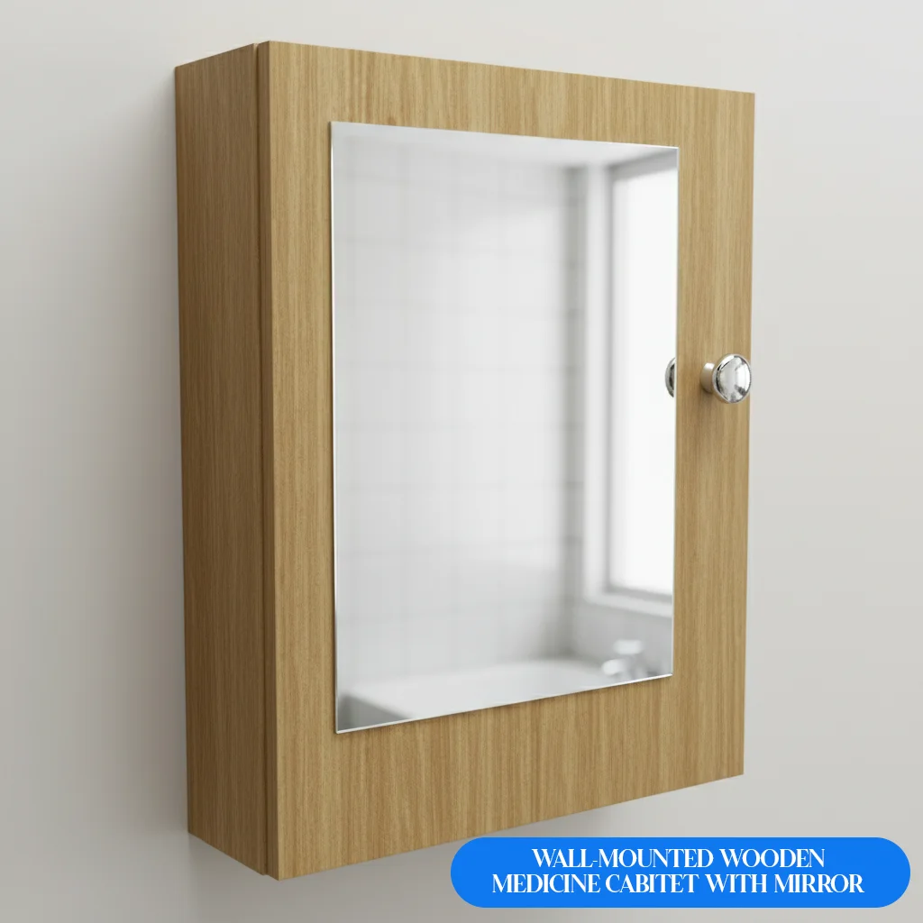 Theme Image 01 Wooden Medicine Cabinet