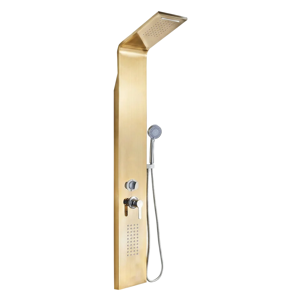 Gold Stainless Steel Shower Panel