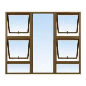 Aluminium Window P4TT2121 – 2.1M × 2.1M